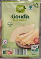 Bio-Gouda in Scheiben