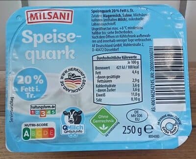 Speisequark 20 % Fett