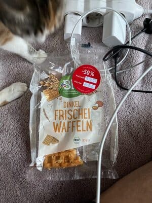 Dinkel Frischei Waffeln