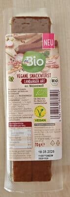 VEGANE SNACKWURST LANDJÄGER ART