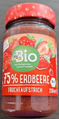 75% Erdbeere Fruchtaufstrich