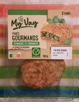 Panés gourmands épinards et fromages