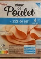 Blanc de poulet -25% de sel