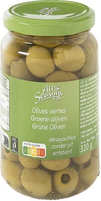 Olives vertes dénoyautées