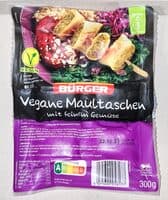 Vegane Maultaschen mit feinem Gemüse