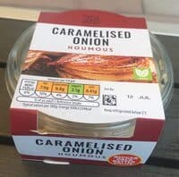 Caramelised onion hummus
