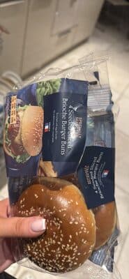 Seeded Brioche Burger Buns