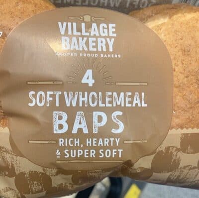 4 Wholemeal Baps