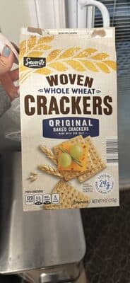 Woven Whole Wheat Crackers