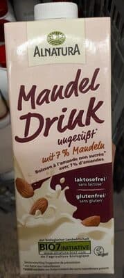 Boisson à l'amande non sucrée