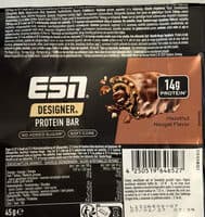 Hazelnut Nougat Designer Bar Proteinriegel