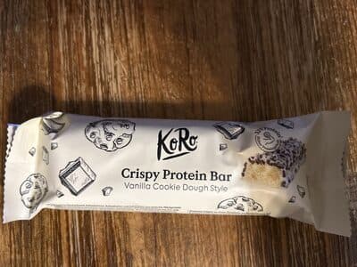 Crispy Protein Bar Vanilla Cookie Dough Style