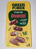 Pflanzliche Cevapcici