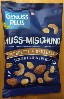Nuss-Mischung geröstet und gesalzen