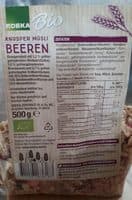 Knuspermüsli Beeren