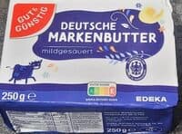 Butter mildgesäuert