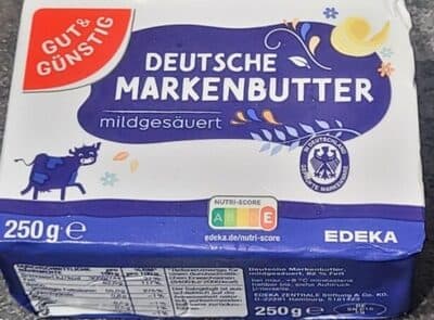 Butter mildgesäuert