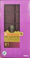 Schweizer Edel-Zartbitter Schokolade