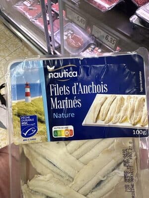 Filets d'anchois marines nature
