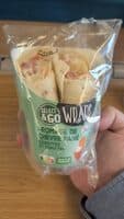 Wraps fromage de chèvre pané carottes et tomates