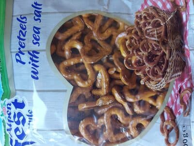 Pretzels with sea salt