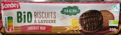 Biscuit à l'avoine chocolat noir