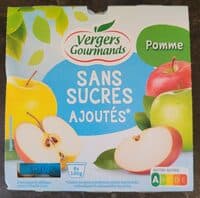 Purée  de pommes, sans sucres ajoutés