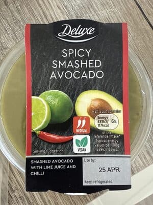 Spicy Mashed Avocado