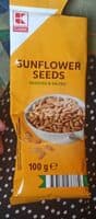 Sunflower seeds roasted and salted