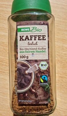Kaffee löslich