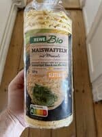 Maiswaffeln mit Meersalz