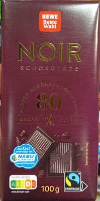 Noir 80% Schokolade