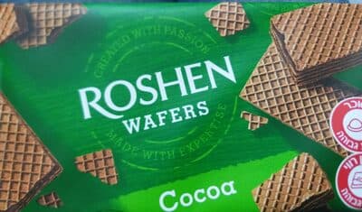 Napolitane cu cacao și umplutură de cacao Wafers