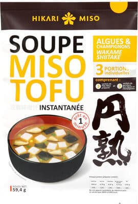 Soupe Miso Tofu Champignon Shiitake