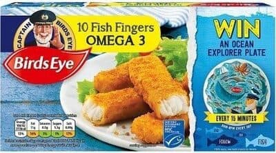 OMEGA 3 BREADED ALASKA POLLOCK FISH FINGERS