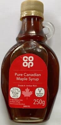 Pure Canadian Maple Syrup