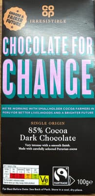 85% Cocoa Dark Chocolate