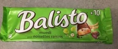 Muesil goût noisettes et raisin