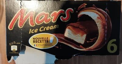 Mars ice cream x6