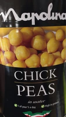 Chickpeas drained