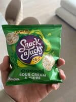 Snack a Jacks Minis Rice & Corn Cakes Sour Cream & Chive