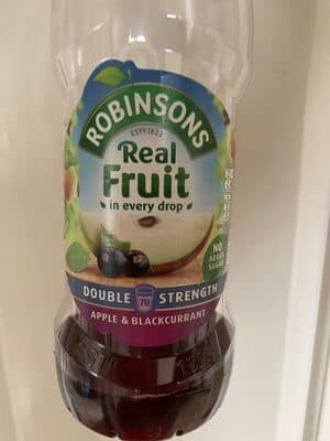 Double Concentrate Apple & Blackcurrant Squash No Added Sugar