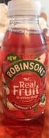 Robinsons real fruit rasberry and apple