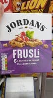 Jordans Frusli Raisin & Hazelnut Bar