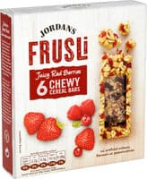 Frusli Juicy Red Berries Chewy Cereals Bars 6 x (180g)