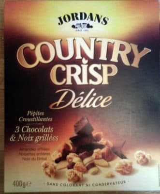 Country crisp délice - Pépites croustillantes - 3 chocolats & noix grillées