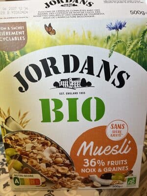 Muesli 36% fruits noix & graines