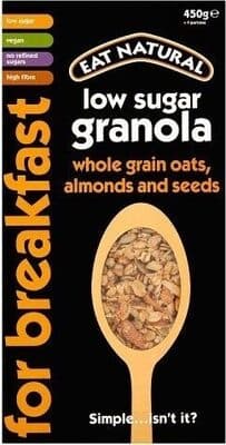 low sugar granola whole grain oats, almonds & seeds