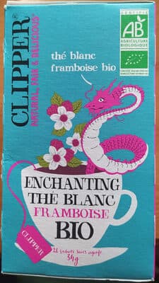 Clipper Thé blanc framboise Bio x 20 sachets