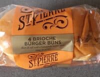 4 Brioche Burger Buns
